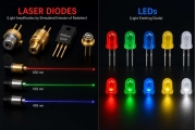 Laserdiode vs. LED: Hauptunterschiede, Leistung, Anwendungen und was ist besser?